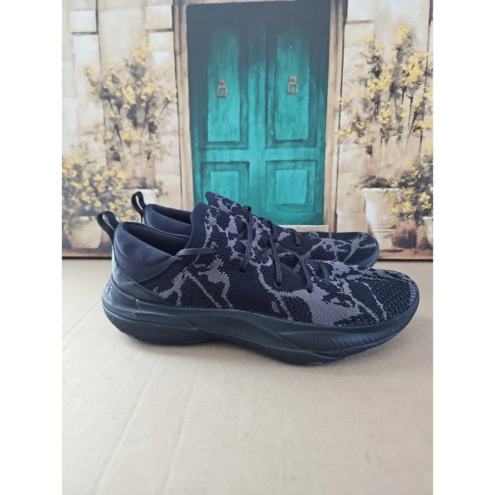 Sorel Explorer Blitz Stride Lace Sneaker Knit Black Shoes Sz 11